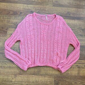 Free People open knit Sweater